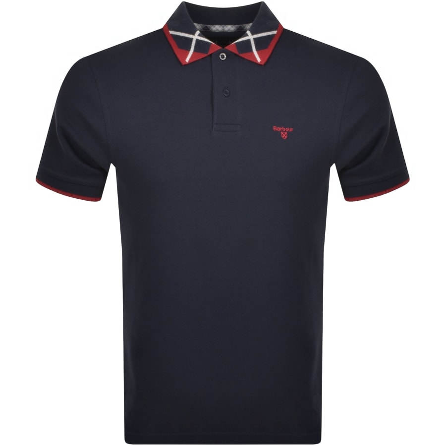 Barbour polo navy clearance